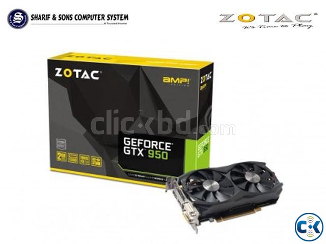 Zotac Nvidia GTX 950 AMP Edition 2GB DDR5 large image 0