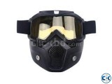 MODULAR MOTORCYCLE GOGGLES MASK WITH ANTI-DUST FILTER
