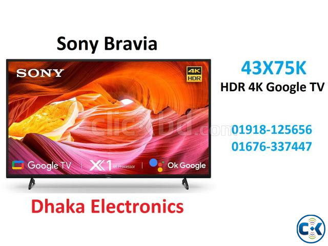 Sony Bravia 43 inch X75K HDR 4K Android Google TV large image 0