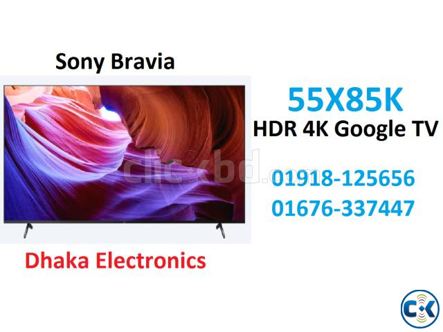 SONY BRAVIA 55 inch X85K HDR 4K ANDROID GOOGLE TV large image 0