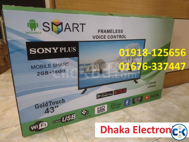 43 inch SONY PLUS 43DN5S SMART FRAMELESS VOICE CONTROL TV large image 0