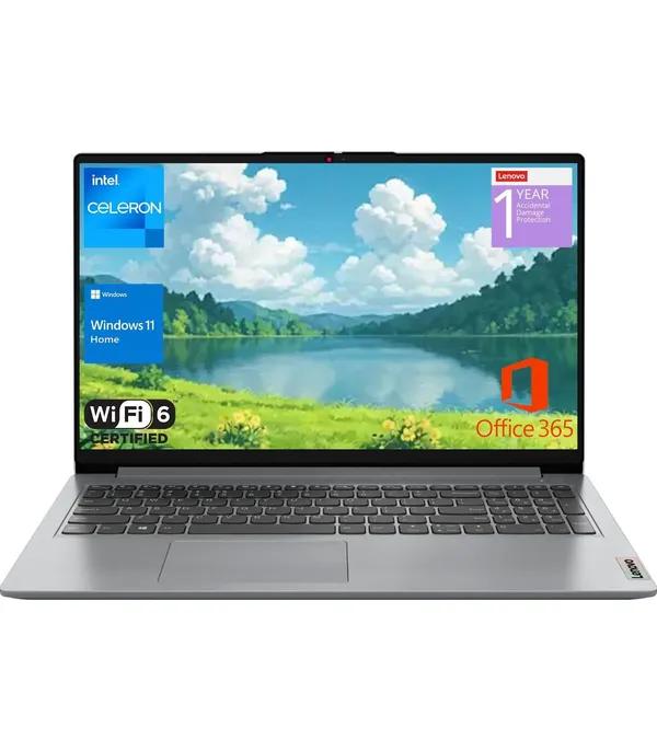 Lenovo IdeaPad 1i (7) (82V700L6IN) Intel Celeron N4020 (Cloud Grey, 256GB SSD, 8GB RAM) 15.6-inch FHD Laptop