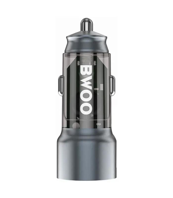 Bwoo BO-CC95 43W USB & USB-C Black Car Charger