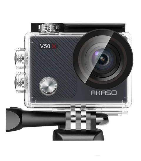 AKASO V50X Native 4K30fps WiFi Action Camera with EIS Touch Screen 4X Zoom 131 feet Waterproof Camera - Buy online at ClickBD