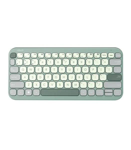 ASUS Marshmallow KW100 Bluetooth Wireless Keyboard – Stylish Green, Compact & Efficient