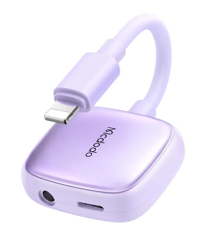Mcdodo CA-2740 Lightning to 3.5mm Audio Cable+Audio Charger Splitter,2 in 1 iPhone Headphone Digital Audio Adapter