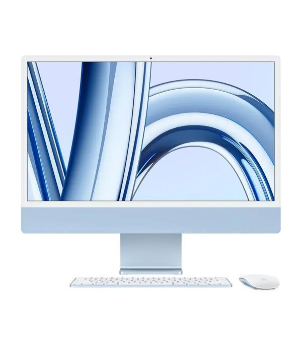 Apple iMac 2023 M3 Chip 24" 4.5K Retina Display (Blue, 256GB SSD Storage, 8GB RAM) All-in-One PC