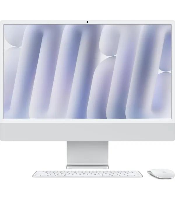 Apple iMac 2024 Apple M4 Chip 24 Inch 4.5K Retina Display (Silver, 256GB SSD Storage, 16GB RAM) All in One PC