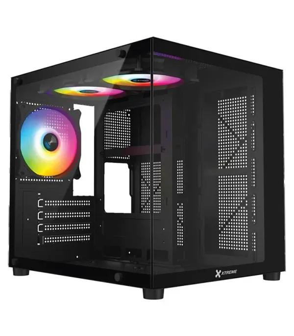 Xtreme M72B Gaming Case – Stylish Mid Tower with 3 ARGB Fans!
