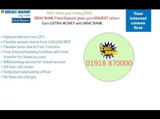 BRAC Bank FDR- Extra Income BRAC Bank FDR- Extra Income