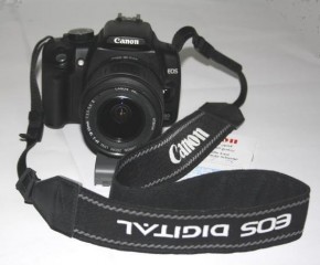 Canon DSLR 350D with 18-55 mm lens