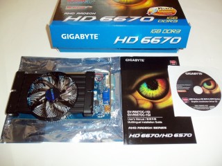 GIGABYTE HD6670 1GB DDR3 and thermaltake 500 watt power supp