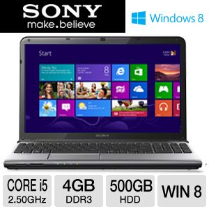 Sony VAIO SVE15125CXS Core i5 4GB 500GB Gen Win 8 large image 0