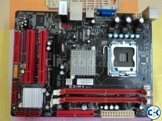 Biostar G31M Motherboard Socket LGA 775 fully fresh ok large image 0