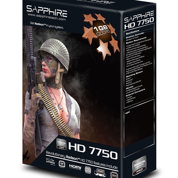 SAPPHIRE HD 7750 1GB GDDR5 PCI Express large image 0