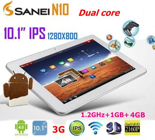 SANEI 10.1 3G CALLING GPS 1GB 4GB WIFI BLUETOOTH large image 0