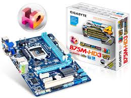 MOTHERBOARD GIGABYTE B75M-HD3 large image 0