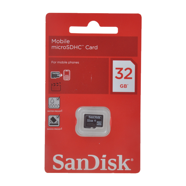 Sandisk 32 gb memory card large image 0