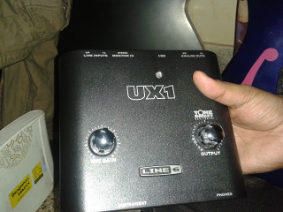 line 6 pod ux1 USB Sound RECORDING Card