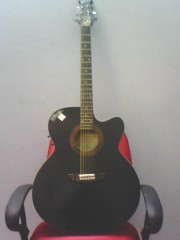 signature acoustic guitar with cover bag only 6 months used