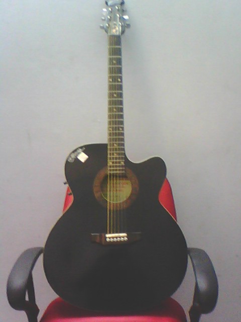 signature acoustic guitar with cover bag only 6 months used large image 0