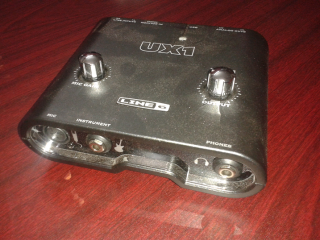 line 6 pod ux1 USB Sound RECORDING Card