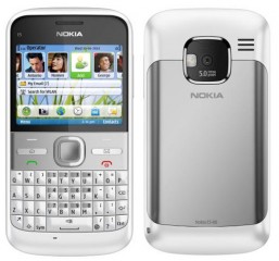 Nokia E5 White Fresh