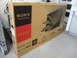 40NX720 BRAVIA FullHD 3D tv skypecamera 3dglasses MONOLYTHIC large image 0