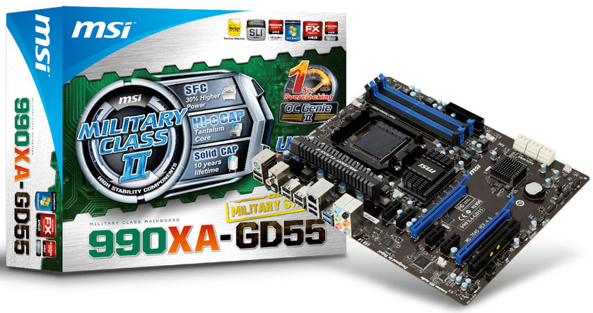 MSI 990XA GD55 mobo large image 0