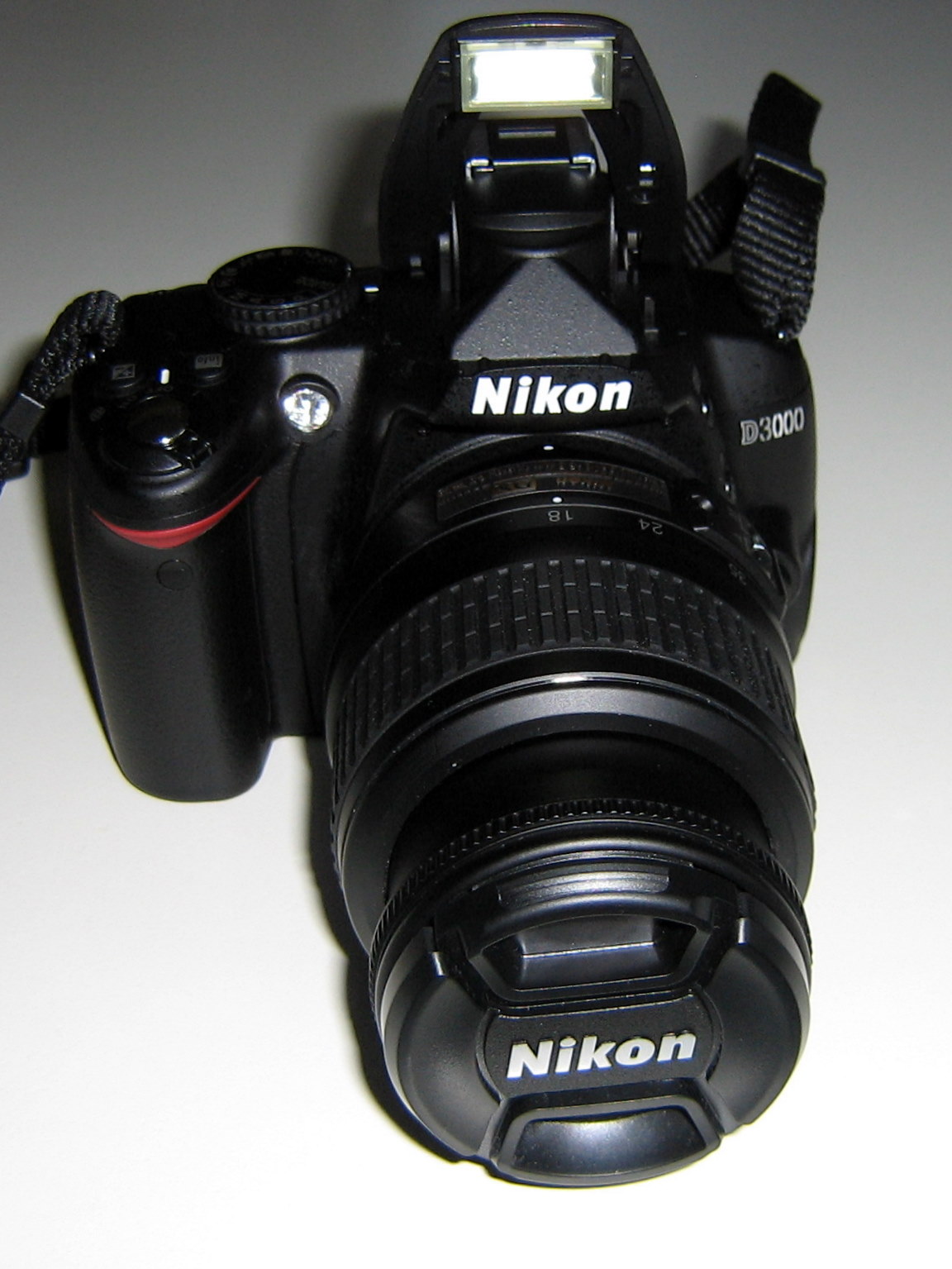 NIKON D3000 WITH 18-55mm LENS large image 0