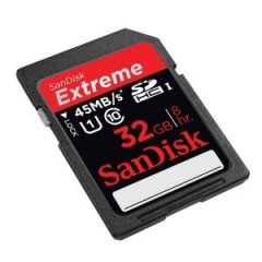 SanDisk Extreme 32 GB SDHC Class 10 UHS-1 Flash Memory Card