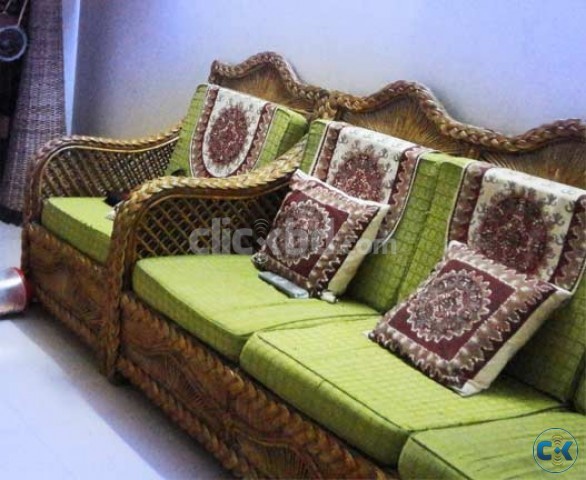 5 seater Cane made Sofa Set 5500 - large image 0