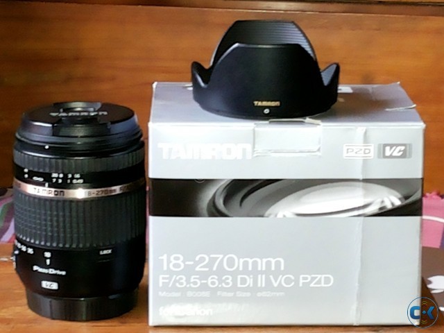 Tamron 18-270 Di II VC PZD Lens for Canon Mount large image 0