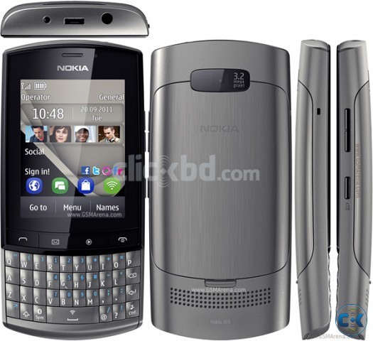 Nokia Asha 303 Handset only 5000 tk large image 0