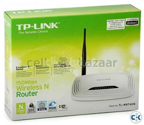 TP LINK TL WR740N 150 MBPS ROUTER large image 0