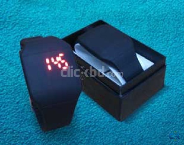 Smart Faceless LED watch large image 0