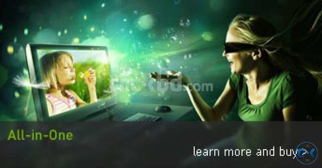 3D GLASS FOR LAPTOPS LCD LED MONITOR OR TV New large image 0