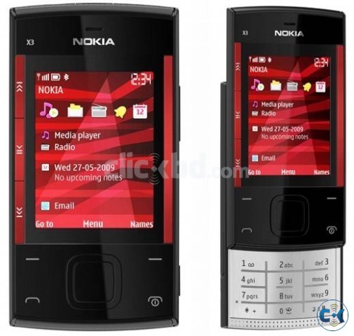 Nokia X3 slide mobile large image 0