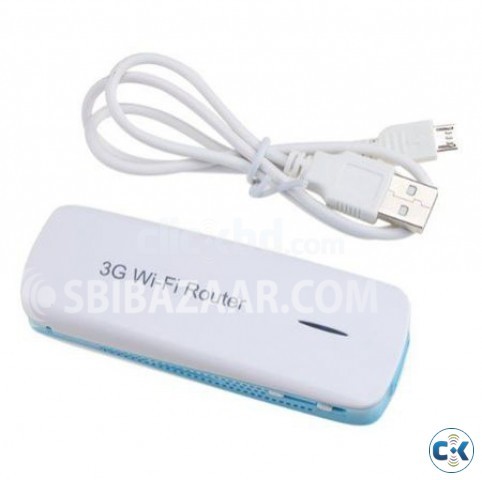 3G Wifi Pocket Router with Power Bank large image 0