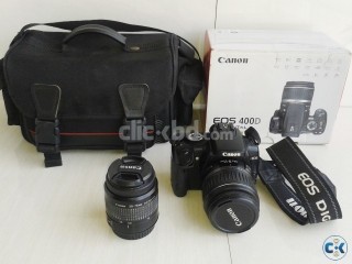 Canon 400d With two lenses