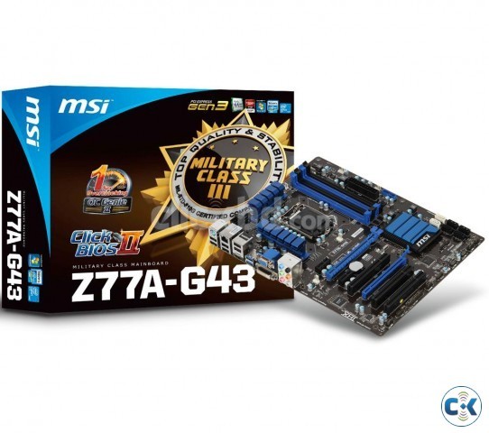 MSI Z77A-G43 3rdGen Motherboard Brand New With Box For Sale large image 0