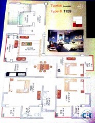 Ready flat at Bashabo Kadamtala. 1159 sf with all utility