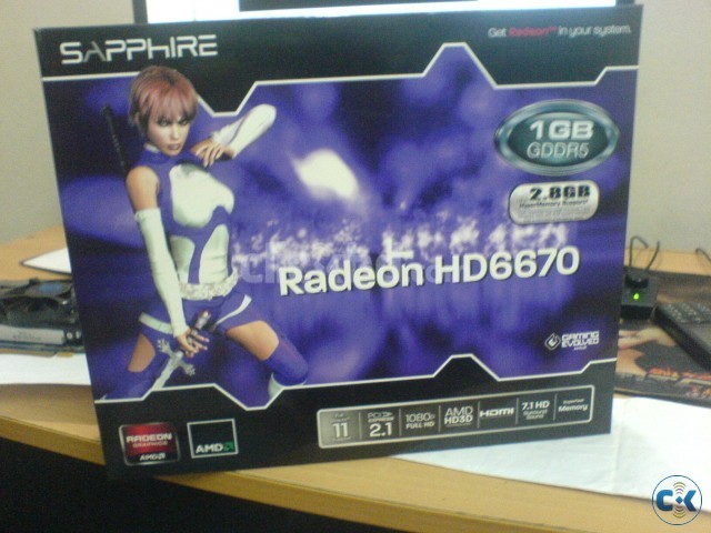 Sapphire Radeon HD 6670 DDR5 Graphics Card large image 0