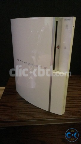 White PS3 Fat large image 0