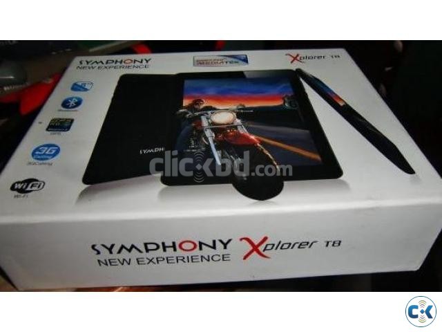 SYMPHONY T8 TAB 9 months warranty New Boxed with 3G large image 0