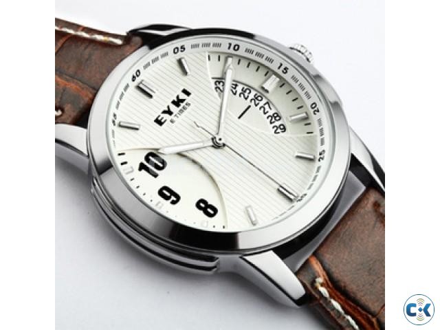 Brand EYKI watch Genuine leather large image 0