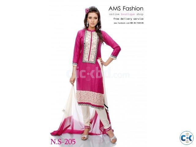 New Pink salwar kameez 2013 large image 0