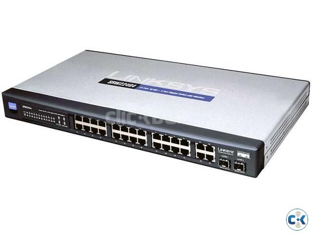 Cisco Linksys 24 port large image 0