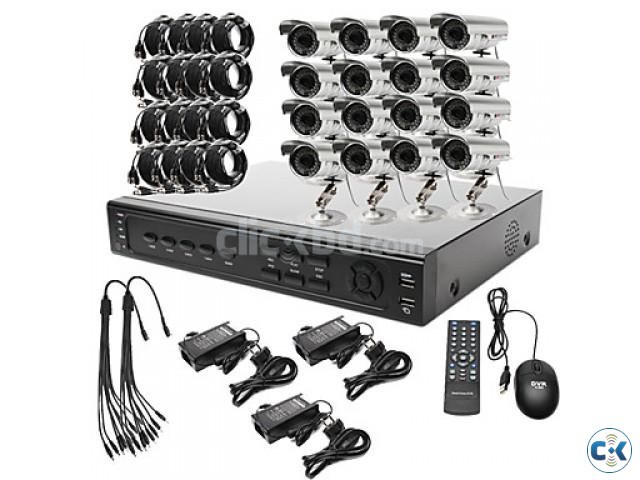 Ultra Low Price 16CH CCTV DVR Kit H. 264 16 Outdoor Waterp large image 0