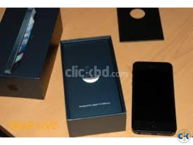 iphone 5 black full boxed large image 0